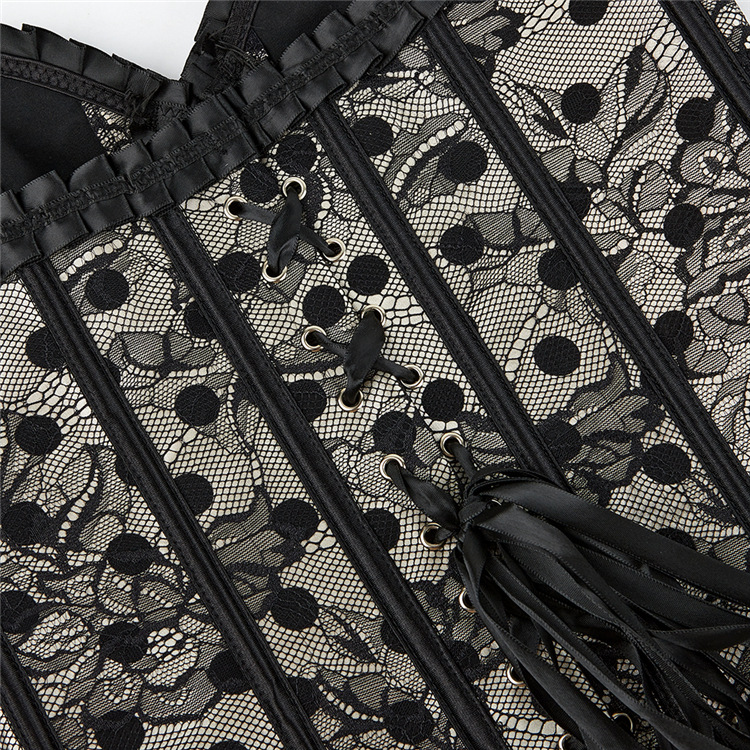 Ladies New Polka Dot Court Body Corset