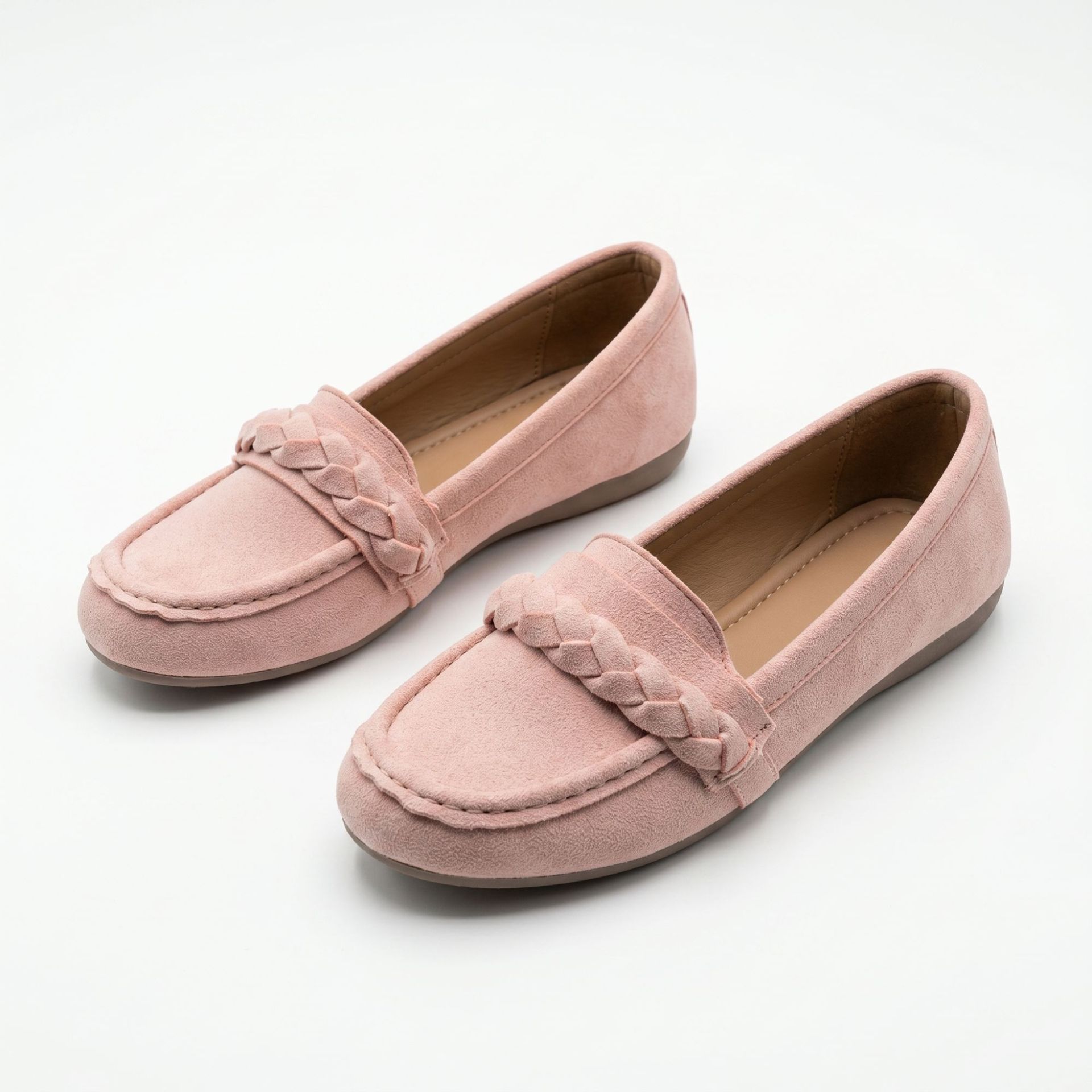 Faux Suede Low-Top Loafers, picture 2 of 4