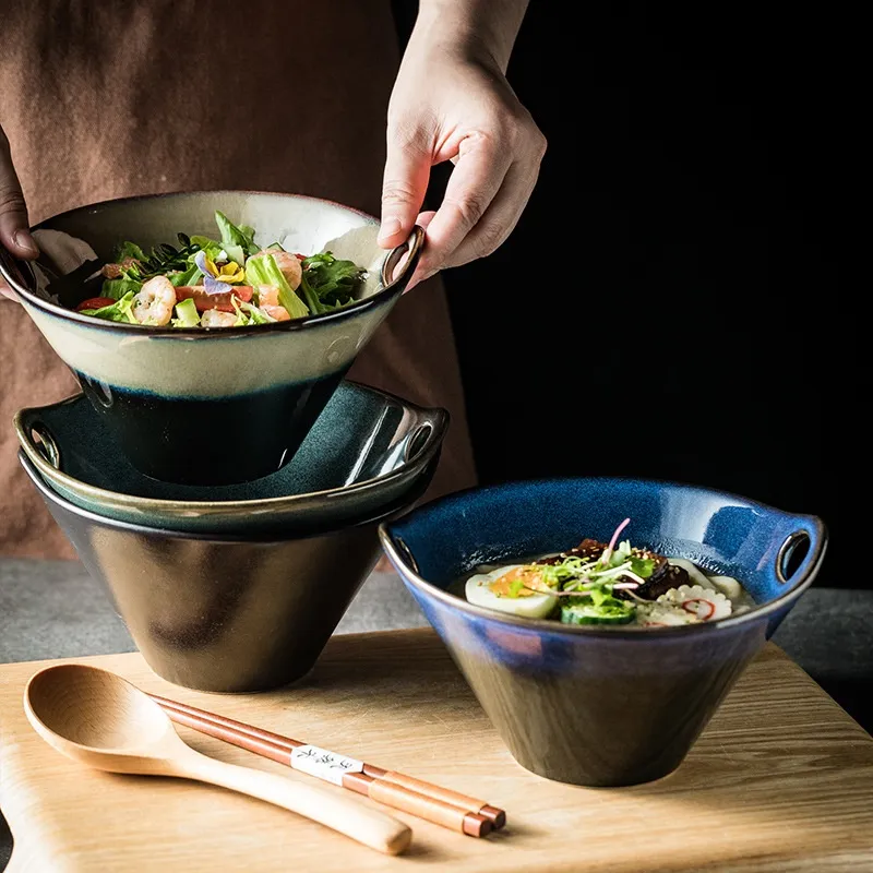For Dormitory Instant Noodle Soup Bowl With Holes