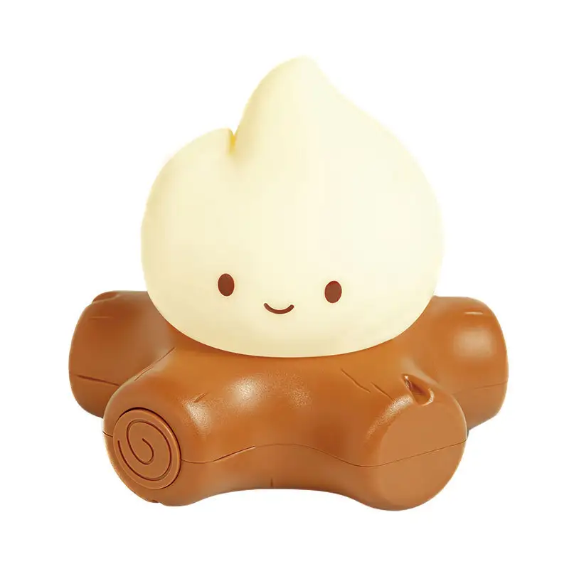 Silicone Small Fire Pile Small Night Lamp