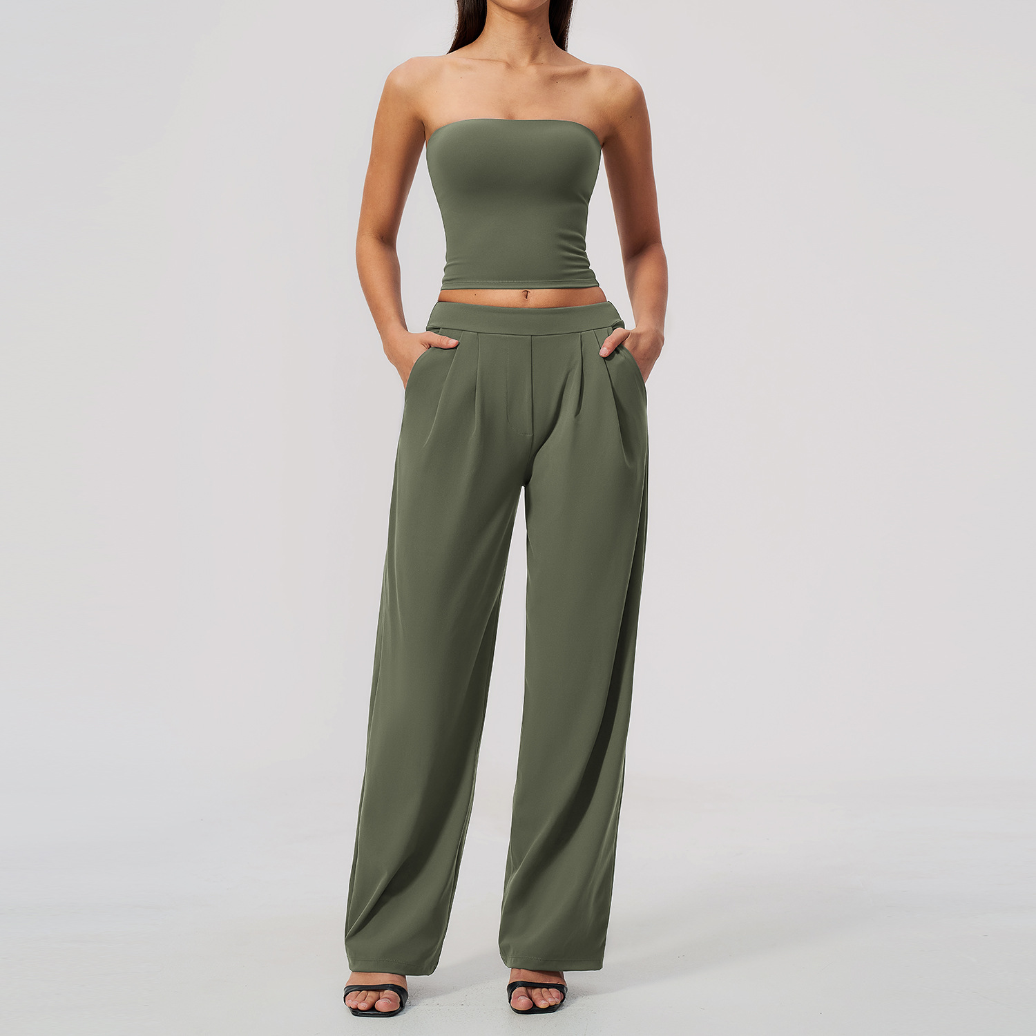Breathable Quick Drying High Waisted New Yoga Suit Set