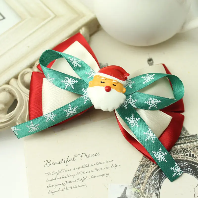 Christmas Cloth Headdress Flower Cute Super