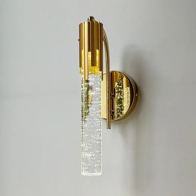 Simple Crystal Wall Lamp Living Room Light