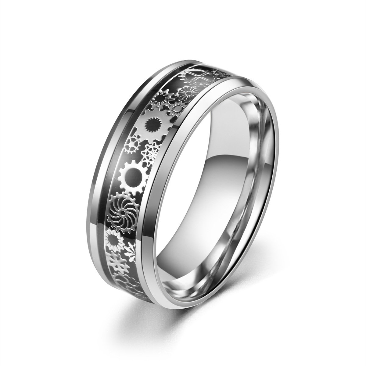 Unique Punk Style Gear Ring