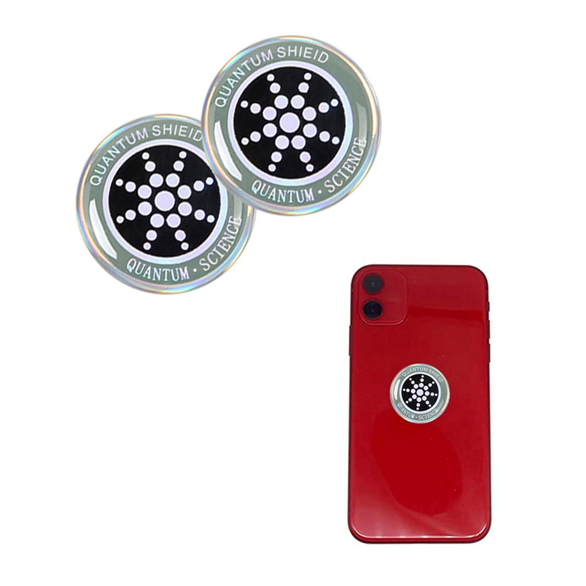 Negative Ion Shield 6pcs 5G Version Radiation-Proof Protective Sticker For Mobile Phones