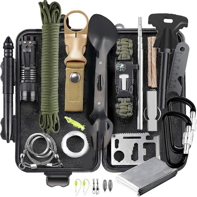 Kit de Supervivencia Multifuncional para Camping