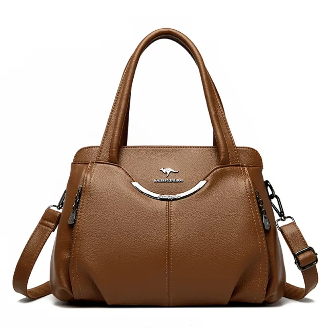 Large capacity Shoulder Bag For Middle aged Women Yellow - Shop at LoveMi