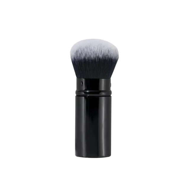 Portable Telescopic Powder Brush Chin Finishing Shading Makeup Tools Black - Shop at LoveMi