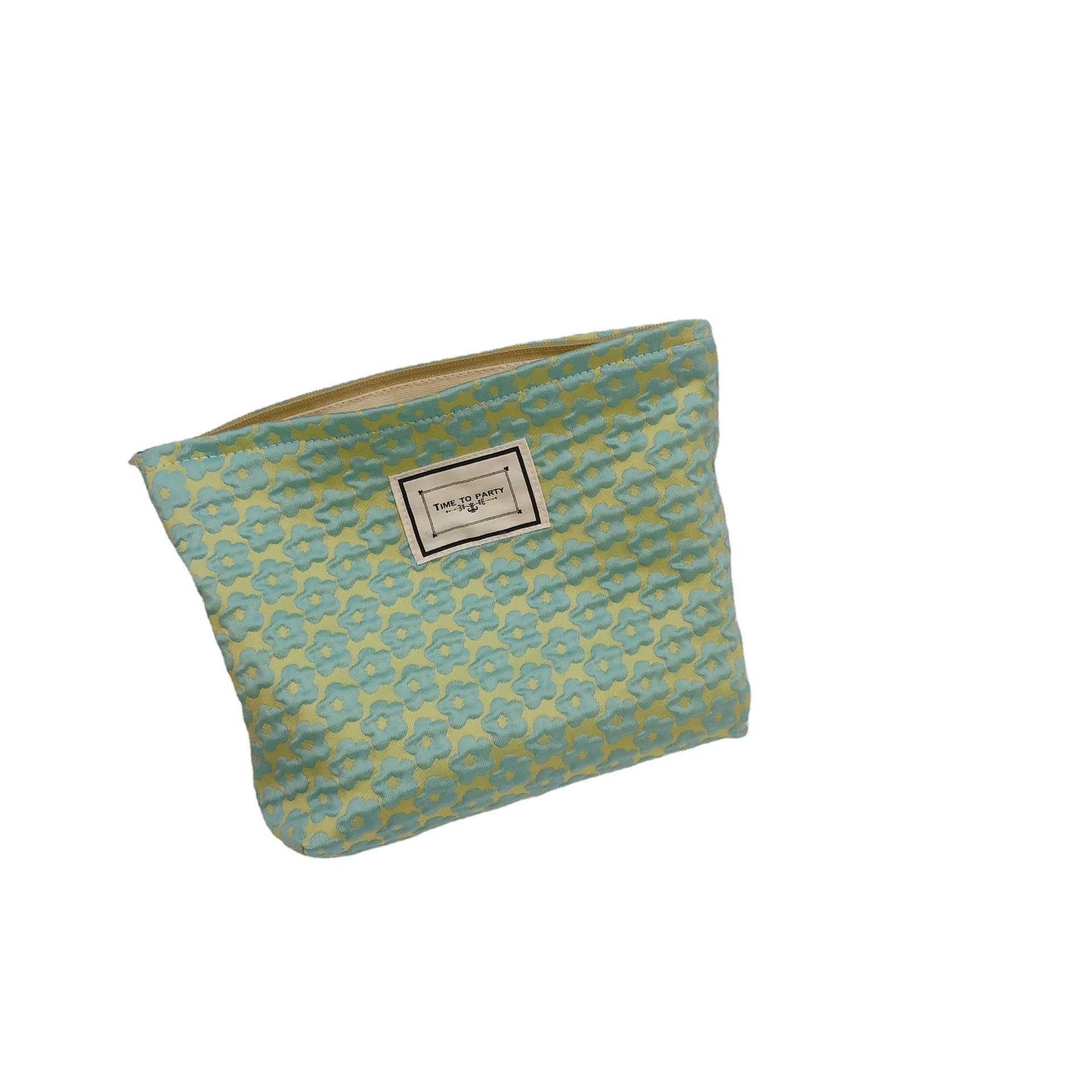 Fresh Solid Color Little Flower Women's Handbag