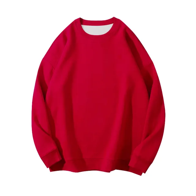 Women's Autumn And Winter Solid Color Sweater Red As11 - Shop at LoveMi