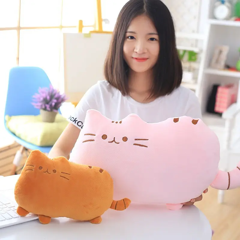 Biscuit Cat Pillow Alien Cat Doll Creative Big Tail Cat Plush Toy