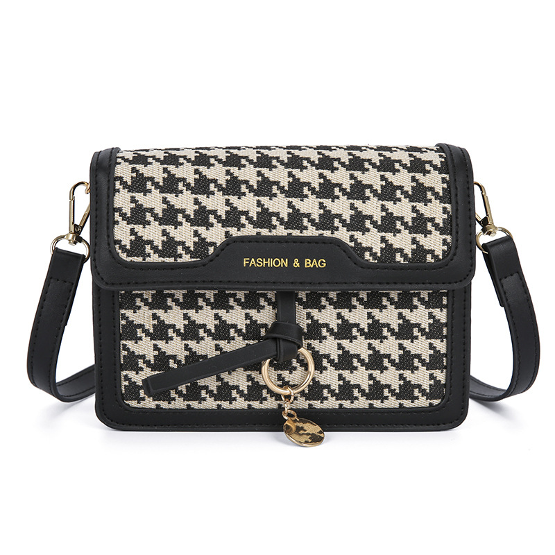 Small Houndstooth Black