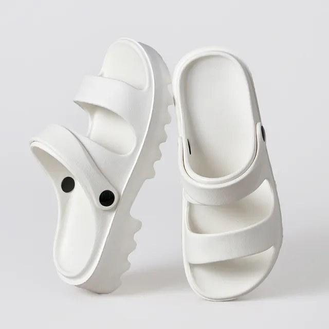 Thick Bottom Sandals Women's Height Increasing Wear resistant White - Shop at LoveMi