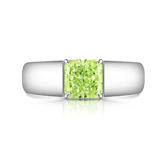 Fashionable And Classic High carat Diamond Ring Specially Designed For Dashing Gentlemen Apple Green - Shop at LoveMi