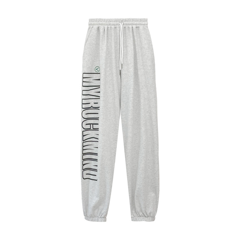 Women's American Street Style Sports Style With Letters Trousers