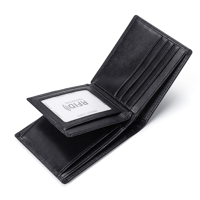 Multi-Functional RFID Anti-Skimming Leather Wallet For Men - Image 7
