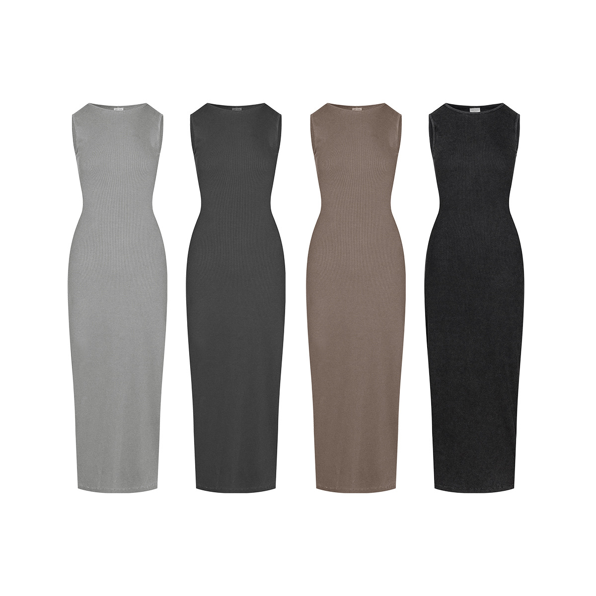 Lady Like Woman Vest High-grade Slim Fit Slimming Knitted Dress