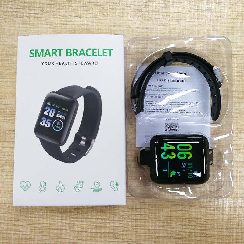 Color Screen Bracelet Sport Step Counting Bluetooth Reminder Heart Rate Blood Pressure
