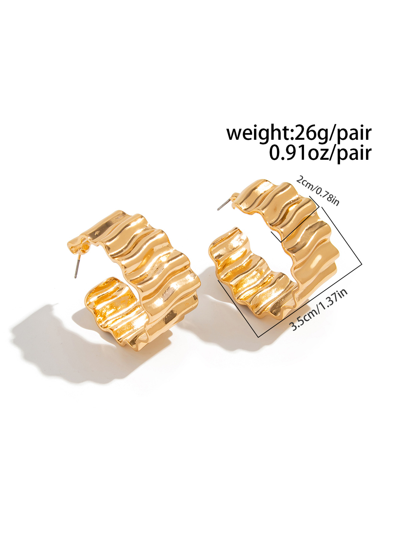 Liquid Metal Earrings