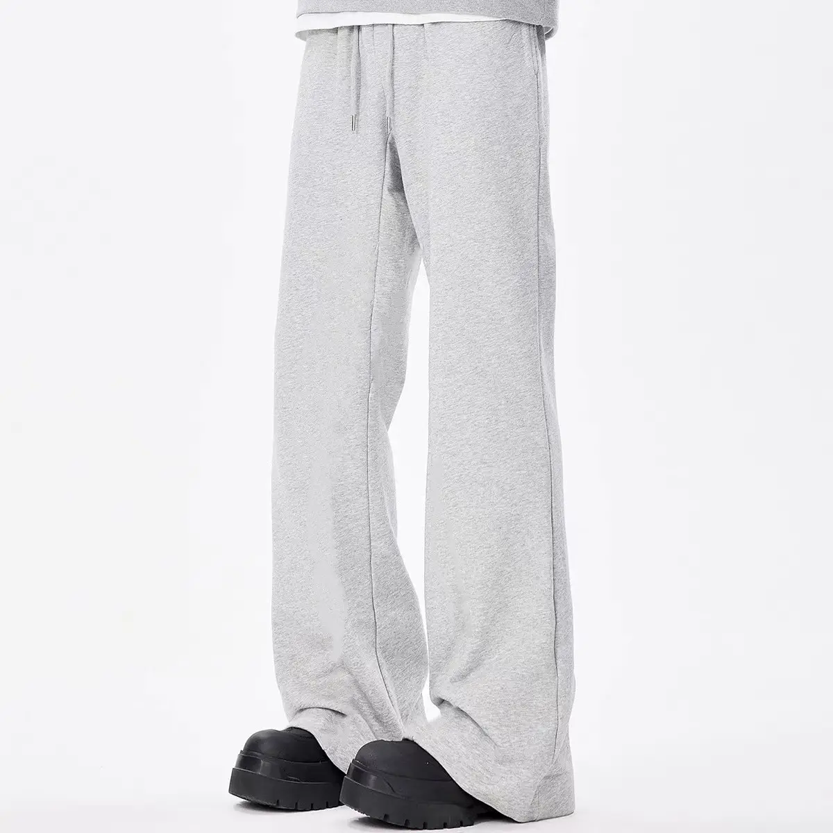 New Loose Straight Gray Sweatpants Spring