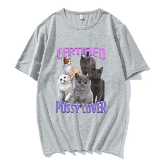 Certified Pussy Lover Cat Meme Shirt Gary M - Shop at LoveMi