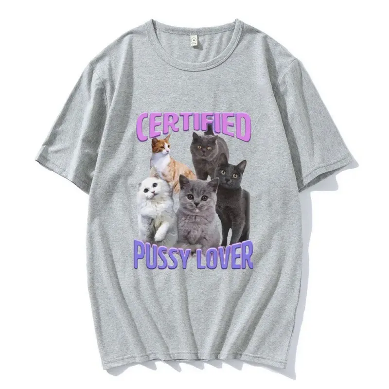 Certified Pussy Lover Cat Meme Shirt - Gary-M