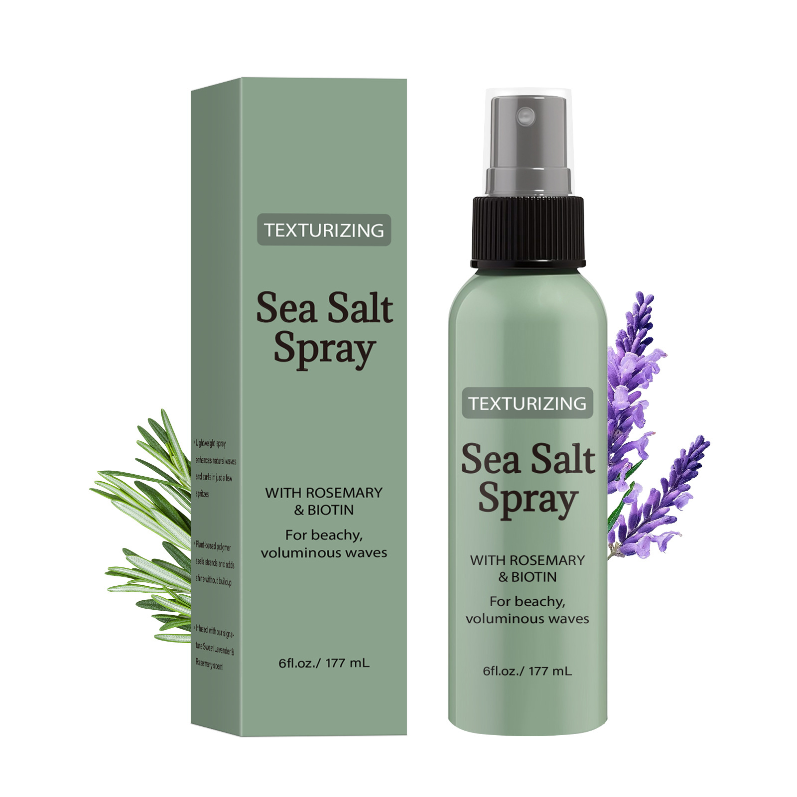 Rosemary Moisturizing Fluffy Stereotype Modeling Care Sea Salt Hair Care Spray