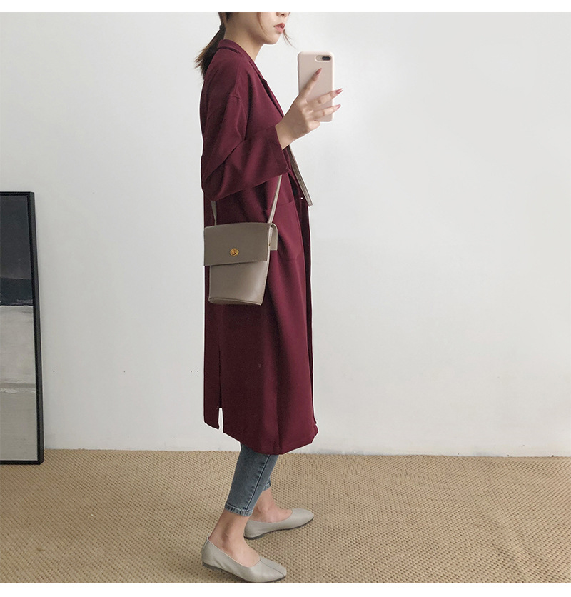 Title 14, Solid color silhouette loose coat