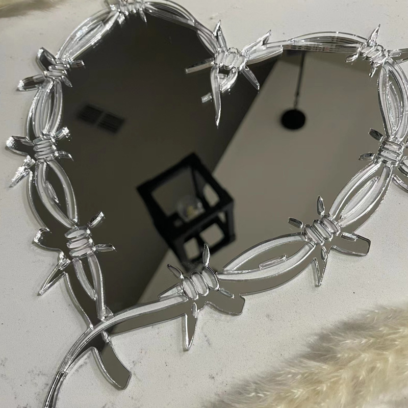 Heart Wall Mirror, Acrylic Frame, picture 5 of 11