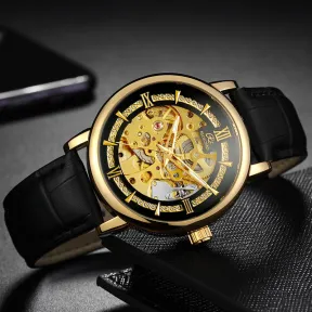 Gold Case and Black Dial Profile