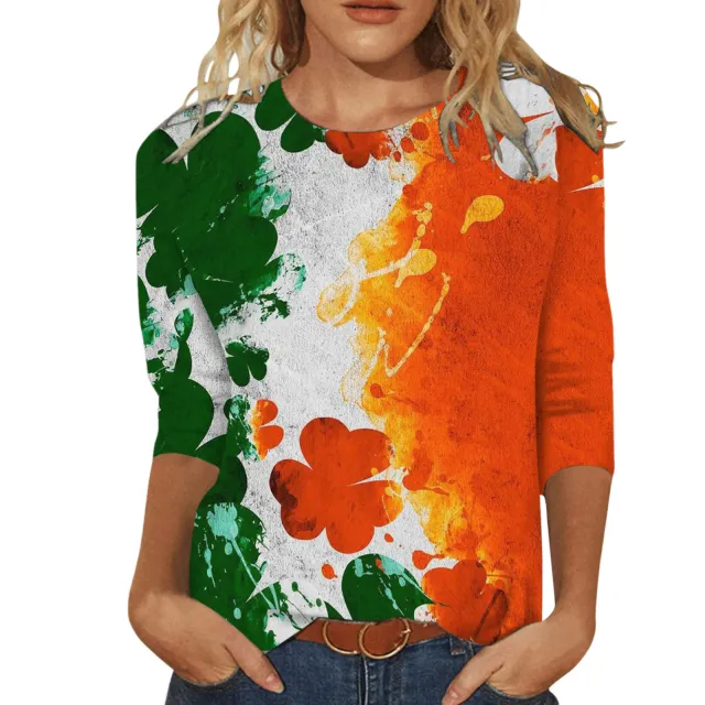Digital Printing Green Round neck T shirt Fm7 15 - Shop at LoveMi