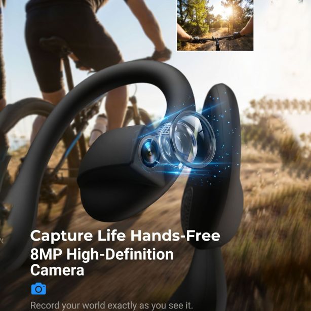 New Smart Camera Bluetooth Earphones
