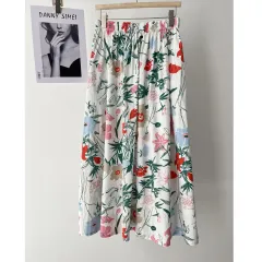 High Waist Slimming A- Line Skirt Women's Summer - Color - View 1