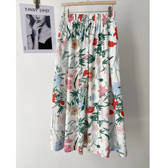 High Waist Slimming A Line Skirt Women's Summer Color - Shop at LoveMi