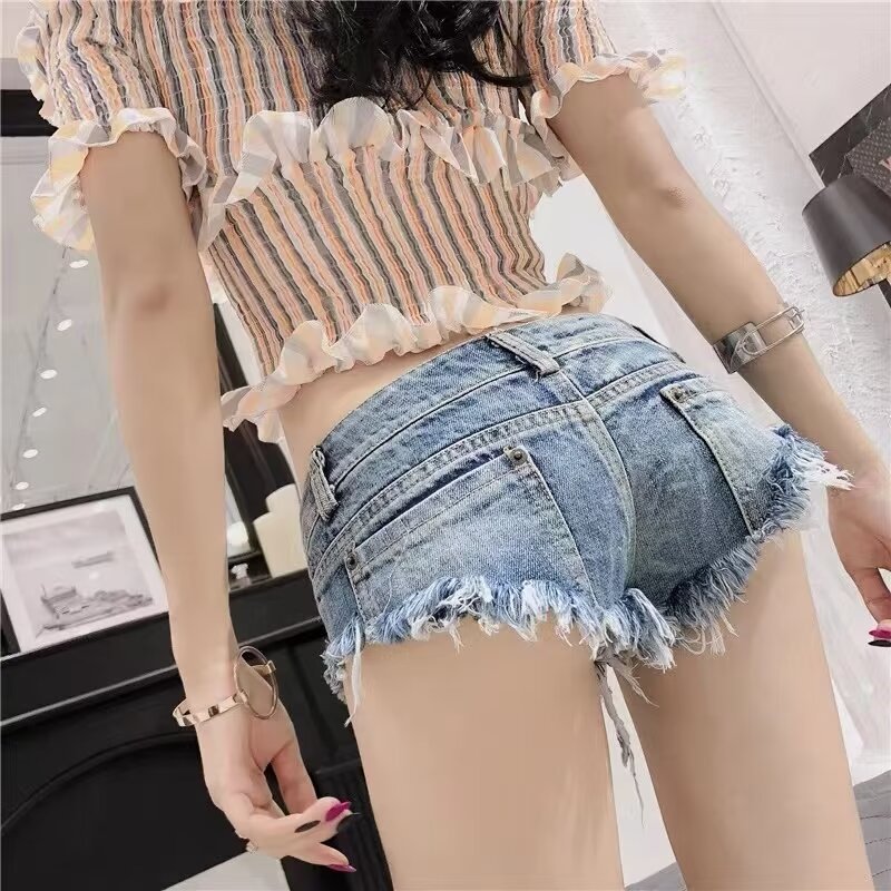 Low Rise Denim Shorts Sexy Micro Raw Hem Jean Shorts 16 49c1398a b55b 4627 8daa bd53fcb1625d