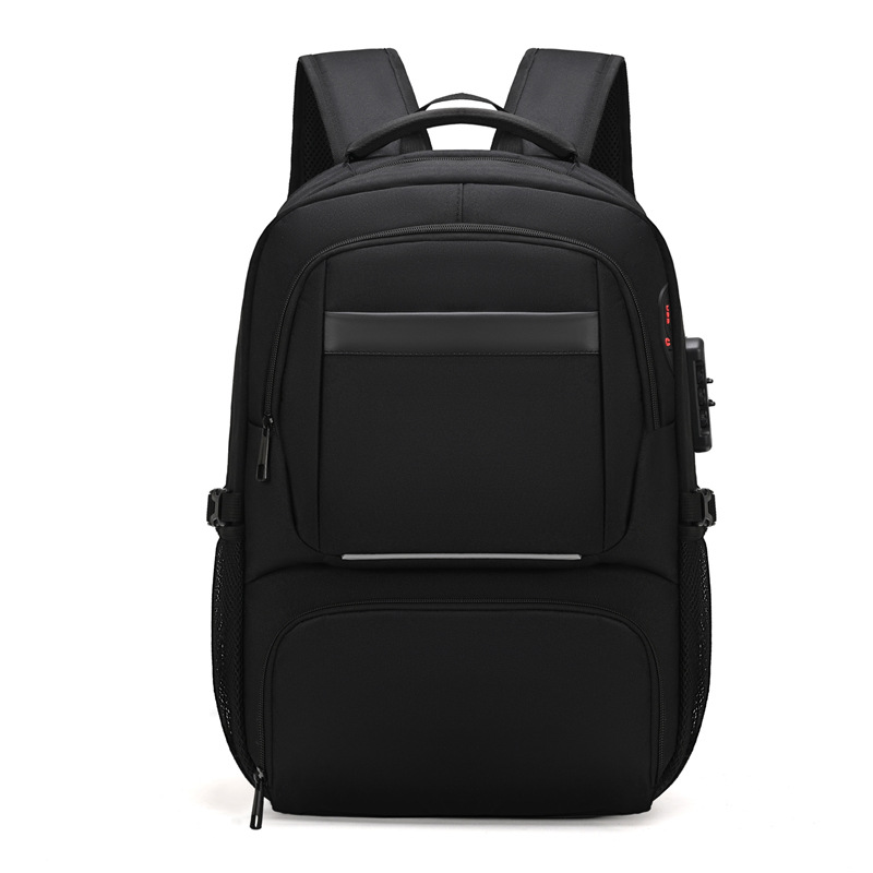 Men's Business Backpack Large Capacity Laptop Bag With Anti-theft Zipper