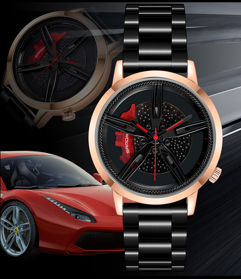 Sanda 1040 Gyro Wheel Watch for Men