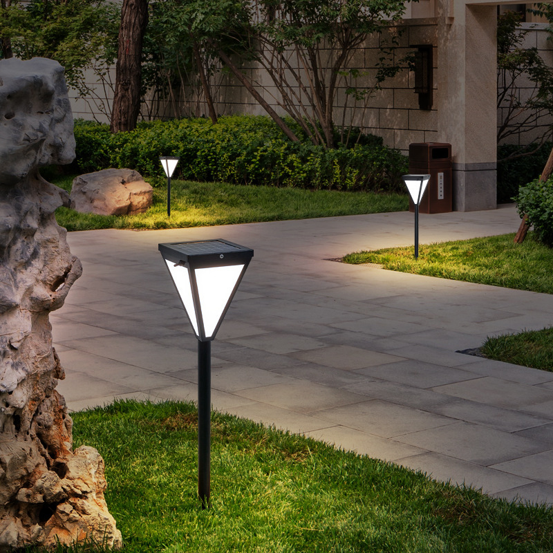 Solar-powered Waterproof Villa Courtyard Minimalist Garden Landscape Ground-inserted Park Outdoor Lawn Light