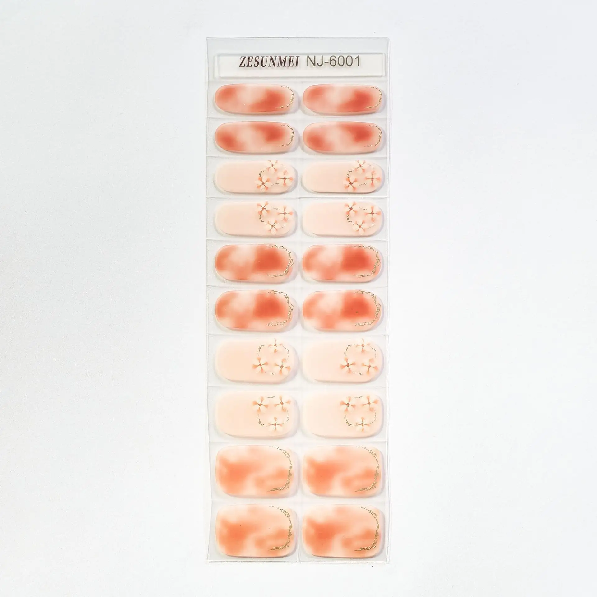 Candy Color UV Semi-cured Nail Stickers