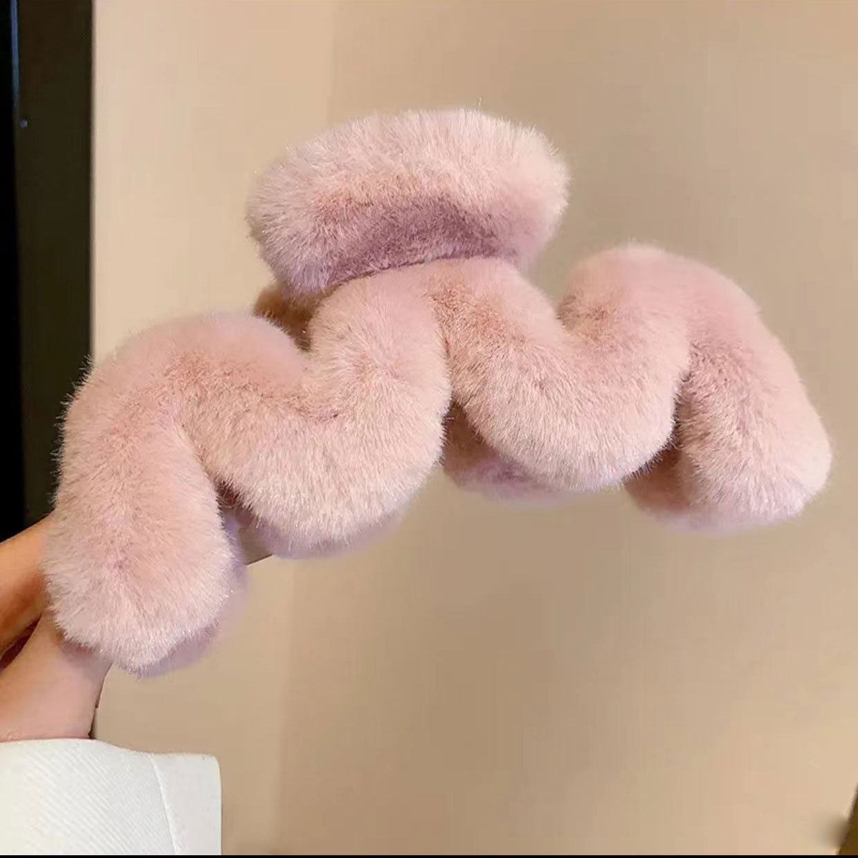 Light Pink Plush Grip