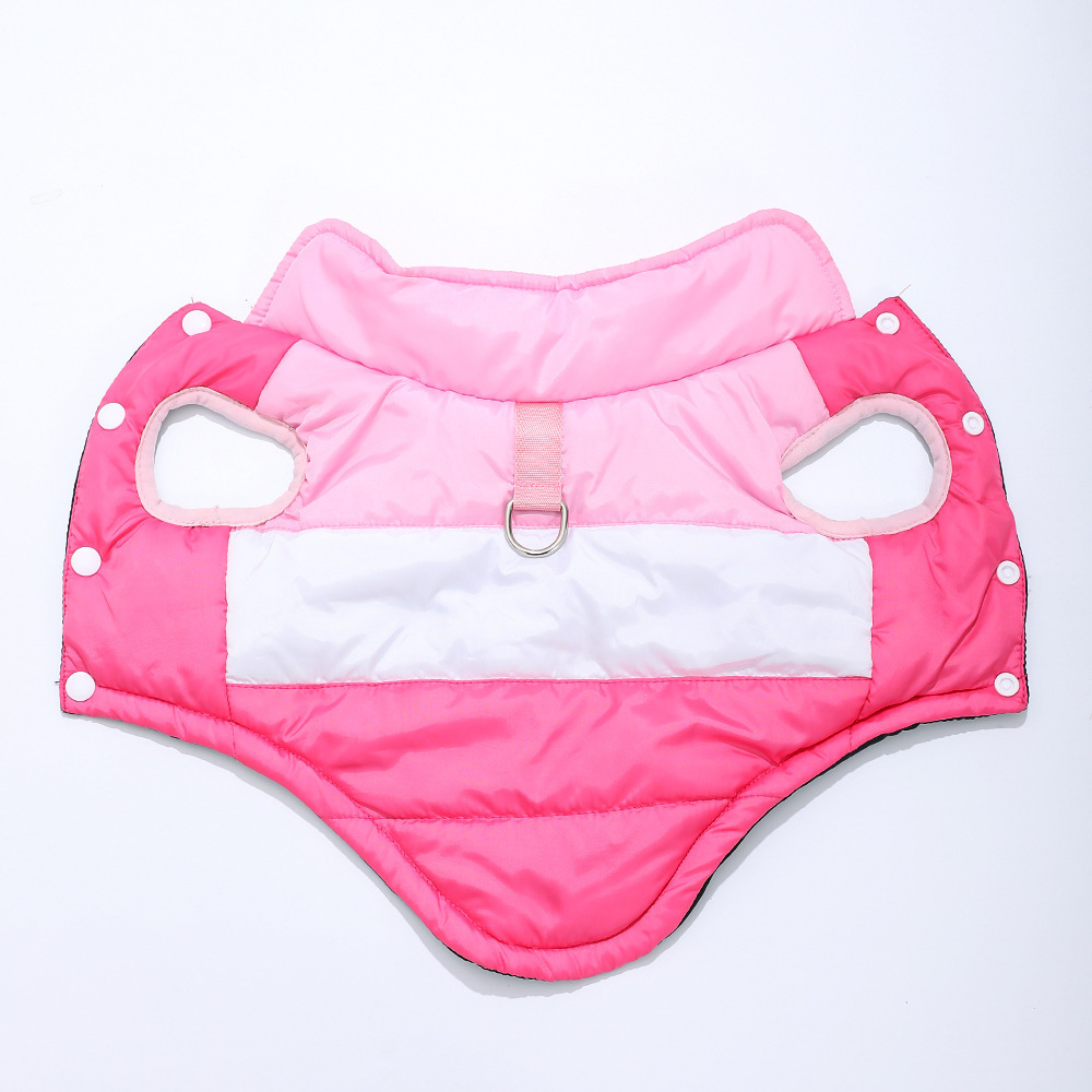 Dog Autumnwinter Coat With A Leash