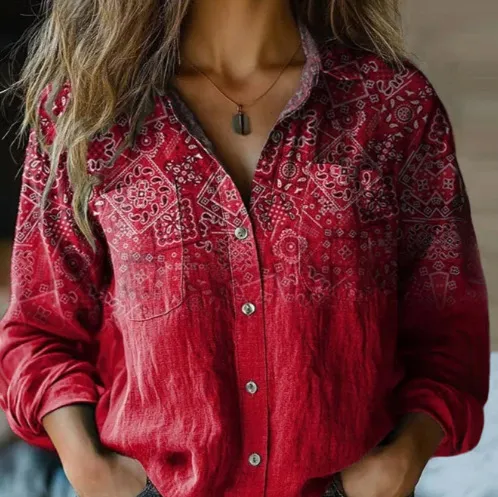 D Printed Exquisite Linen Women's Top Ncs02525022501 - Shop at LoveMi