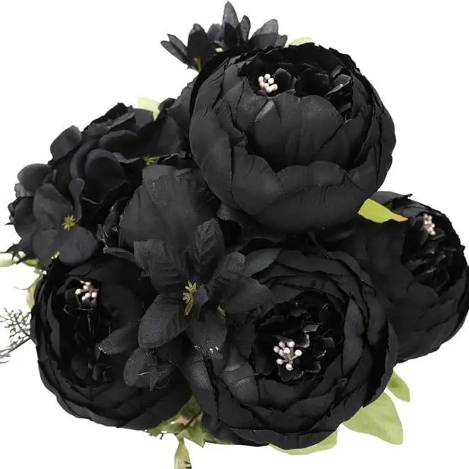 Simulation 13-head Core Peony Wedding Bride Hand Bouquet