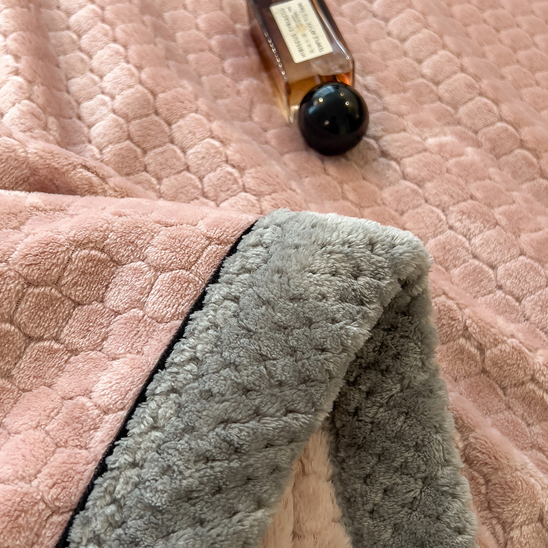Class A Light-luxury Thickened Sofa Throw Milk-velvet Fleece Blanket