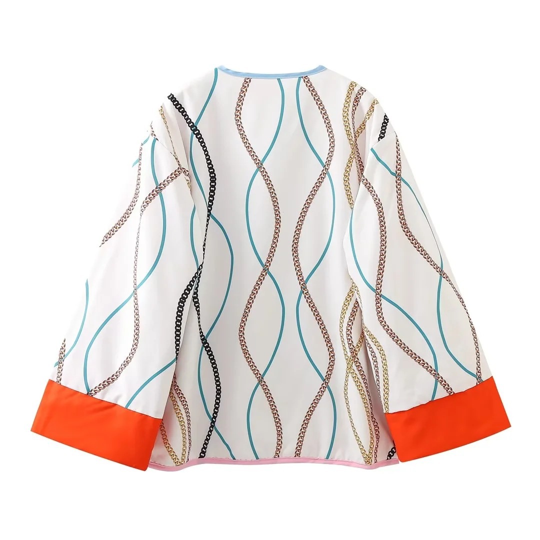 Women's Fashion Temperament Leisure Double-sided Large Pocket Decorative Loose Cotton Coat