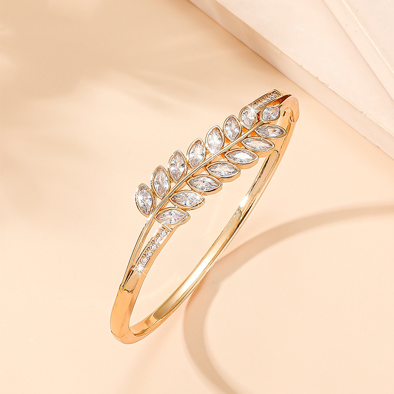 Cross-border European And American Fashion Wheat Leaf Bracelet
