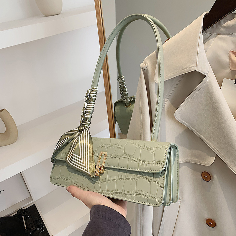 Textured Small Square Bag