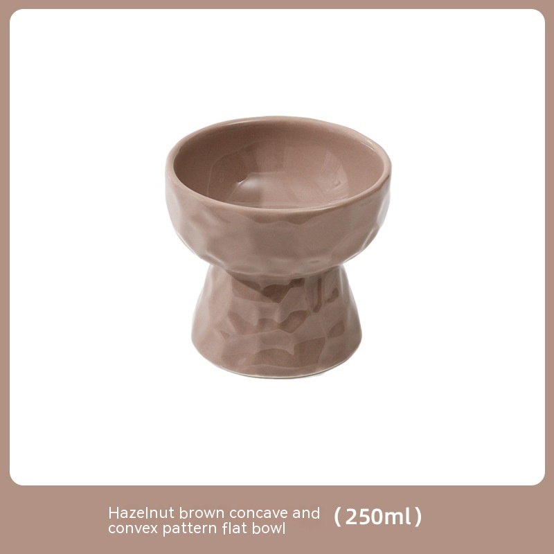 Flat Bowl Filbert Brown