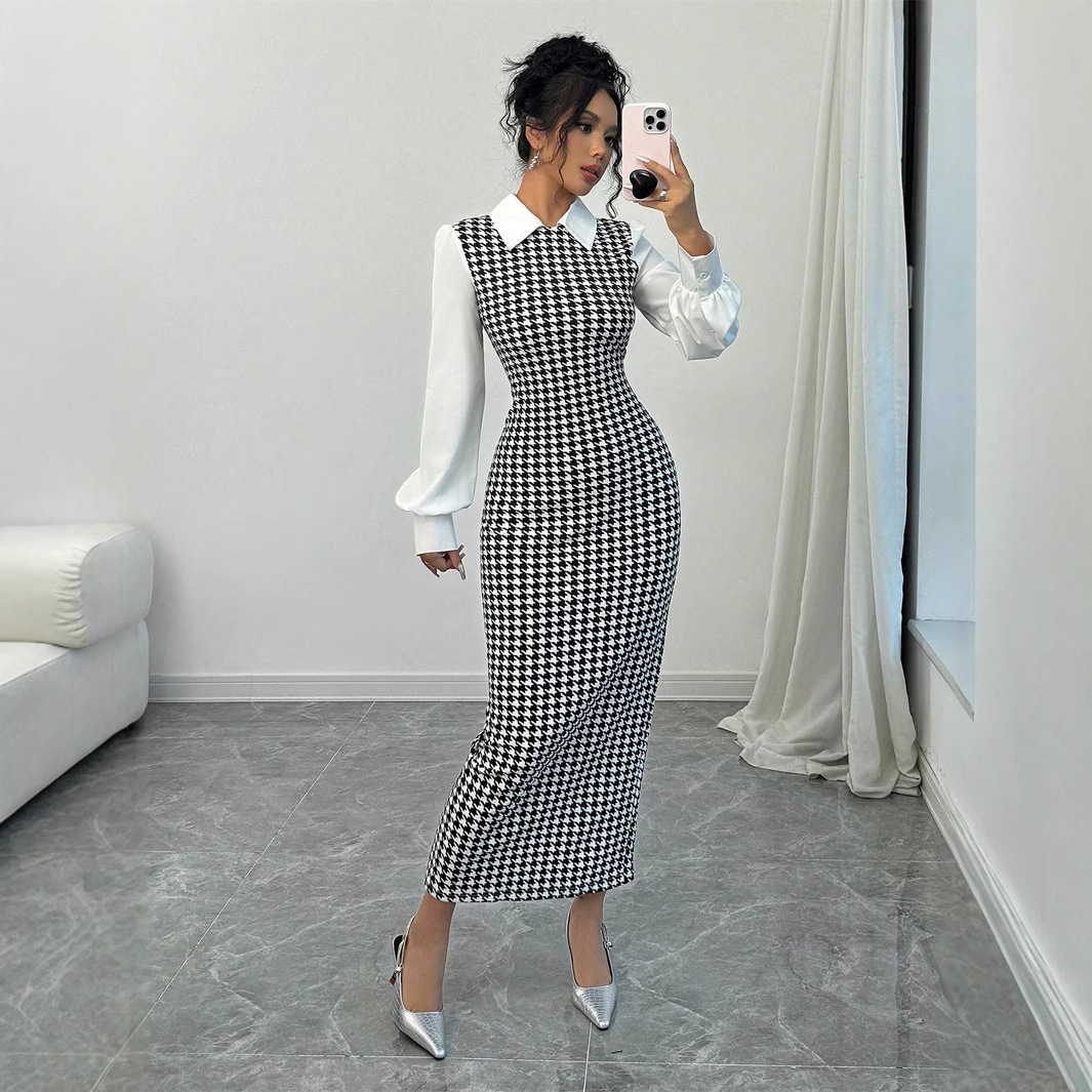 Fashion Fake Two Pieces Women's Dress