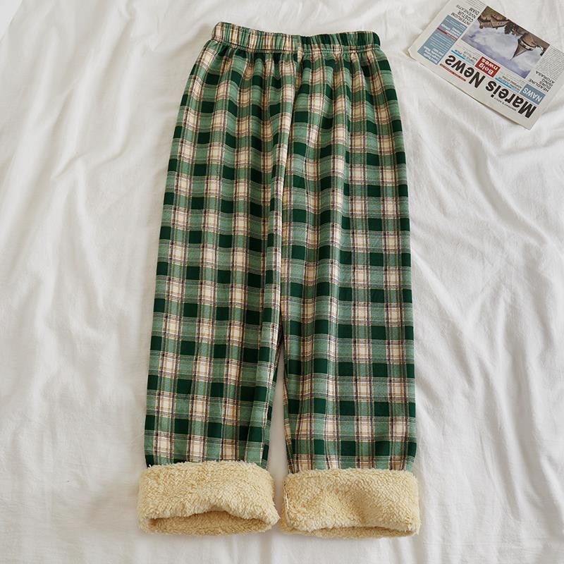 Green Plaid, Brushed